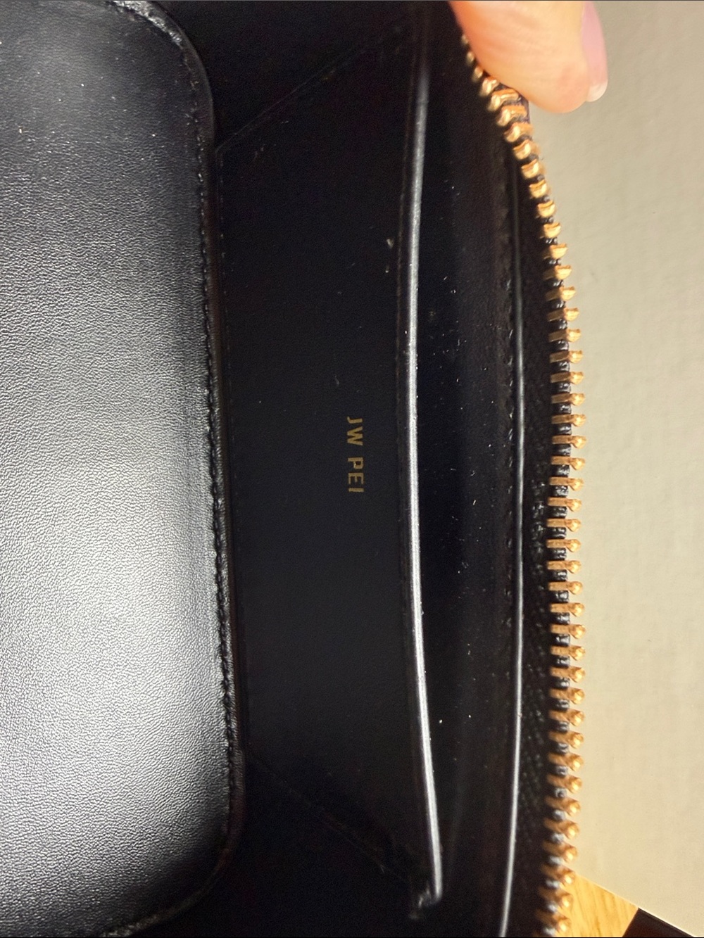JW PEI Cleo Black Croc-Embossed Box Top-Handle - Picture 10 of 13